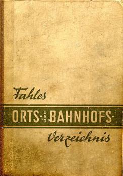 Fahles Orts- und Bahnhofsverzeichnis