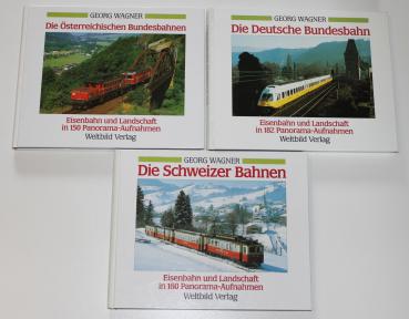 3 Bildbände Georg Wagner Deutschland Österreich Schweiz