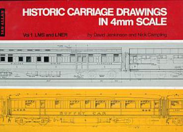 Historic Carriage Drawings in 4mm Scale Vol. 1 LMS and LNER
