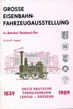 Eisenbahn Fahrzeugausstellung Radebeul Ost 1989