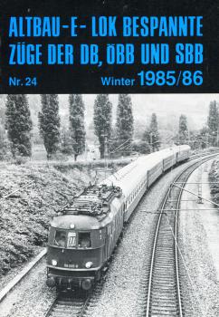 Altbau Ellok bespannte Züge der DB 1985 / 1986