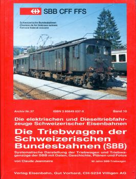 Die elektrischen und Dieseltriebfahrzeuge schweizerischer Eisenbahnen – Die Triebwagen der Schweizerischen Bundesbahn (SBB)