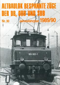 Altbaulok bespannte Züge der DB, ÖBB und SBB 1989 / 1990