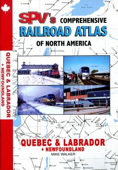 Railroad Atlas of North America Quebec u Labrador Newfoundland
