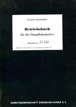 Reprint Betriebsbuch für die Dampflokomotive 39 239