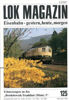 Lok Magazin Heft 125, 03 / 1984