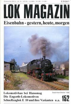 Lok Magazin Heft 152, 09 / 1988