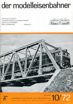 Der Modelleisenbahner Heft 10 / 1972