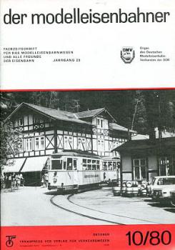 Der Modelleisenbahner Heft 10 / 1980