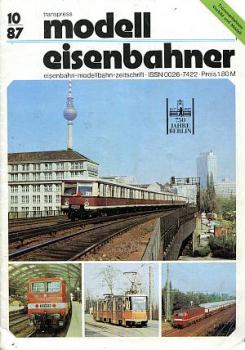 Der Modelleisenbahner Heft 10 / 1987