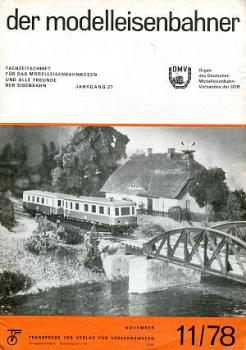 Der Modelleisenbahner Heft 11 / 1978