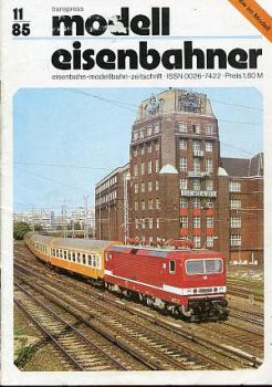 Der Modelleisenbahner Heft 11 / 1985