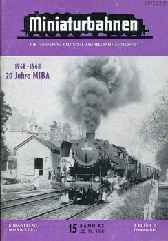 MIBA Heft 15 / 1968