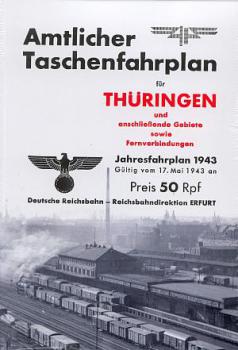 Taschenfahrplan RD Thüringen 1943