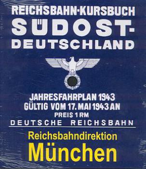 Taschenfahrplan RD München 1943