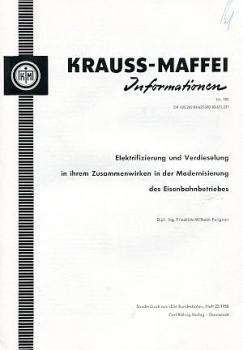 Elektrifizierung und Verdieselung in der Modernisierung des Eise