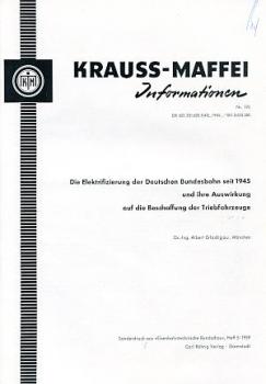 Elektrifizierung der DB seit 1945 und ihre Auswirkung auf die Be