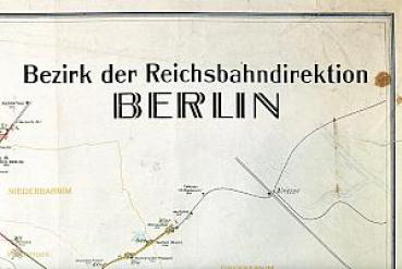 Streckenkarte RBD Berlin 1947