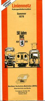 BVG Berlin Liniennetz 1979