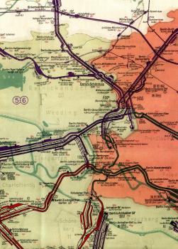 Streckenkarte Rbd Berlin 1950 und 1959 Reprint