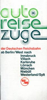 Autoreisezüge der DR ab Berlin / West 1987 / 1988