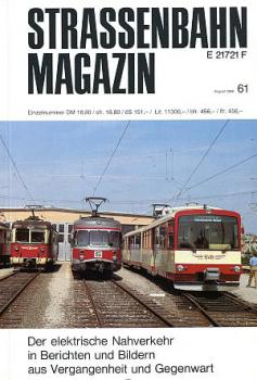 Strassenbahn Magazin Heft 61, 08 / 1986