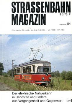 Strassenbahn Magazin Heft 54, 11 / 1984