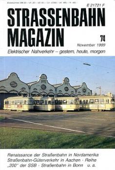 Strassenbahn Magazin Heft 74, 11 / 1989