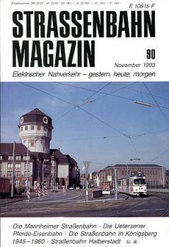 Strassenbahn Magazin Heft 90, 11 / 1993