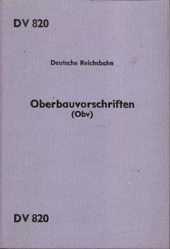 DV 820 Oberbauvorschriften DR 1977