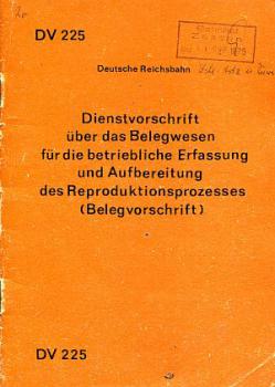 DV 225 Belegvorschrift DR