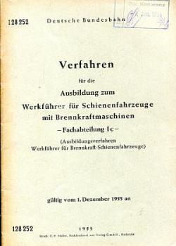 DV 128 252 Ausbildung Werkführer Brennkraftmaschinen