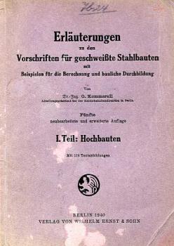 Erläuterungen für geschweißte Stahlbauten I. Teil Hochbauten 194