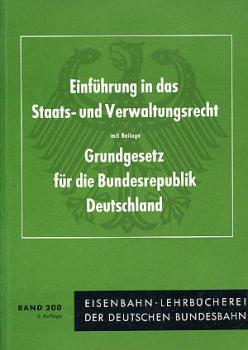 Einführung in das Staats- und Verwaltungsrecht DB Lehrbuch