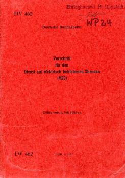 DV 462 Dienst auf elektrisch betriebenen Strecken DB 1965