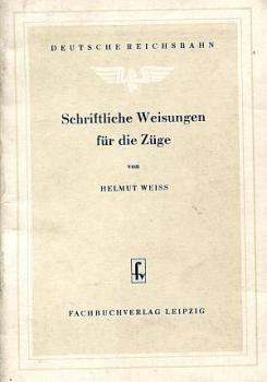 Schriftliche Weisungen für die Züge DR 1959