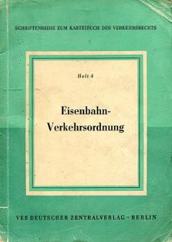 Eisenbahn Verkehrsordnung DDR 1958