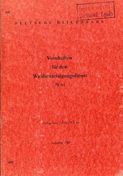 DV 436 Vorschriften für den Weichenreinigungsdienst