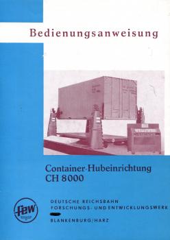 Bedienungsanweisung Container-Hubeinrichtung CH 8000