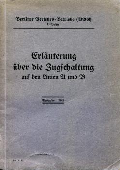 Erläuterung über die Zugschaltung auf den Linien A und B  U-Bahn Berlin BVG