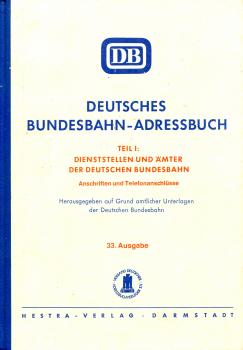 Deutsches Bundsbahn Adressbuch 1984