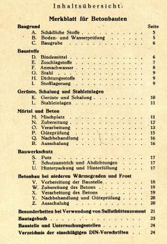 Beton-Merkbuch 1954 DR Deutsche Reichsbahn DV 824.06