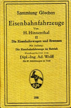 Sammlung Göschen Eisenbahnfahrzeuge von H. Hinnenthal