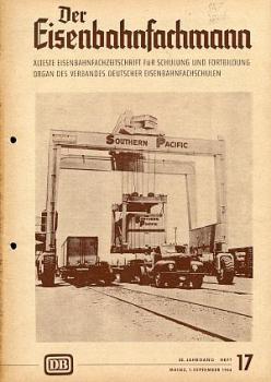 Der Eisenbahnfachmann Heft 17 / 1964