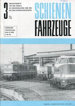 Schienenfahrzeuge Heft 3 / Mai 1988