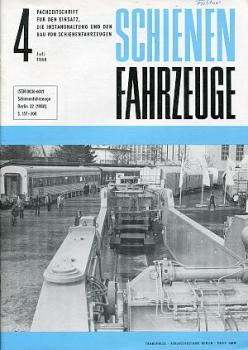 Schienenfahrzeuge Heft 4 / Juli 1988