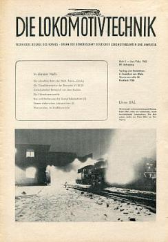 Die Lokomotivtechnik Heft 1 / 1965