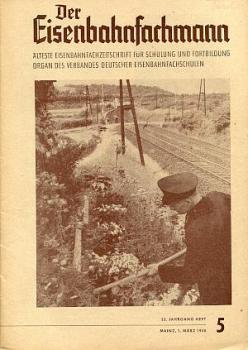 Der Eisenbahnfachmann Heft 5 / 1958