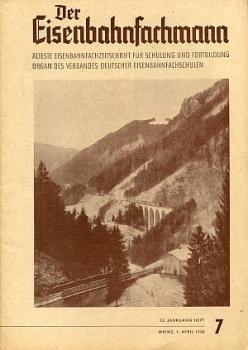 Der Eisenbahnfachmann Heft 7 / 1958