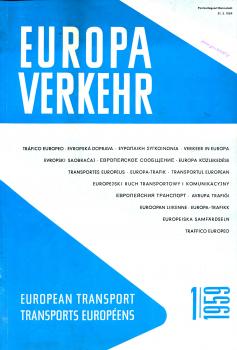 Europa Verkehr European Transport 1 / 1959